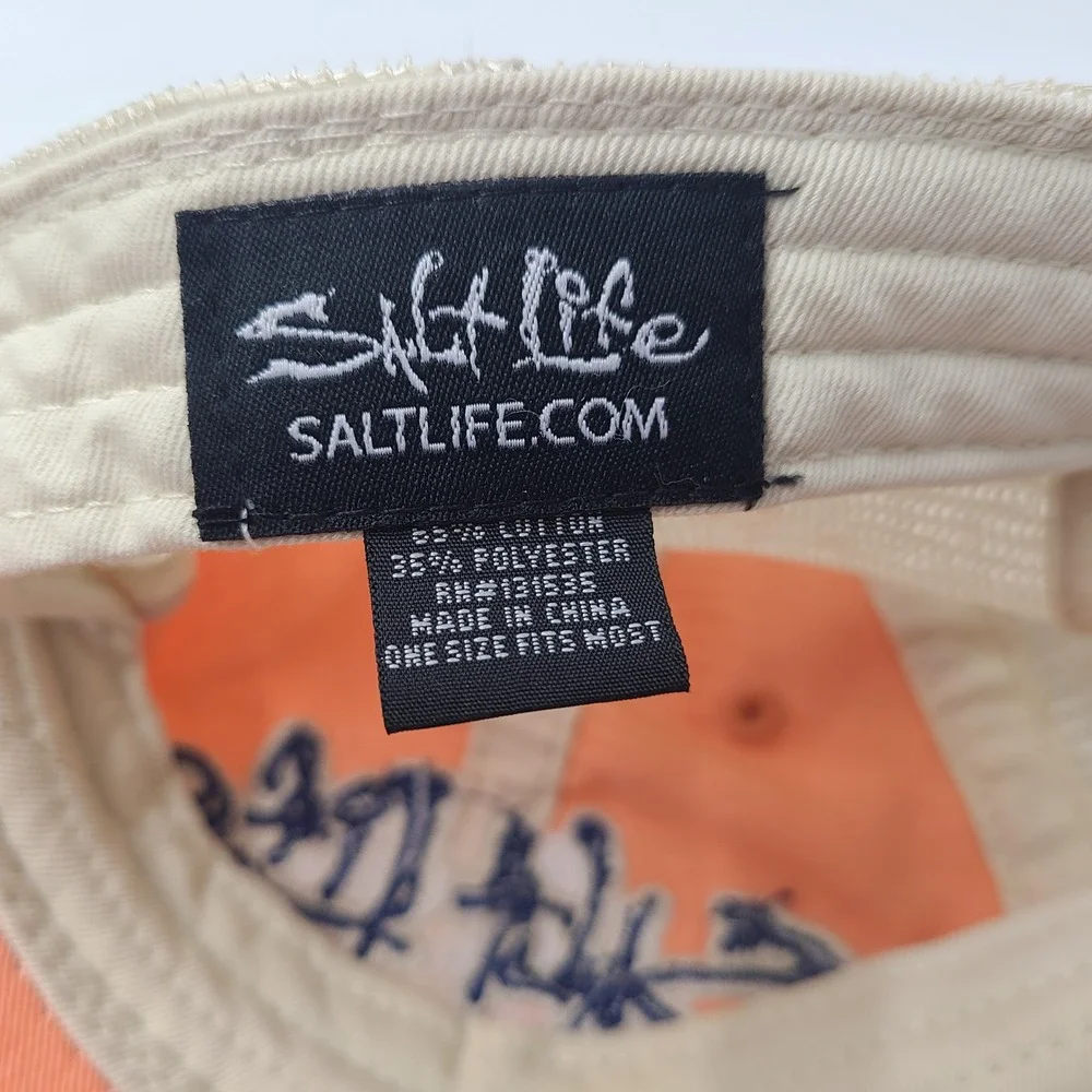 Salt Life Hat Snapback‎ Trucker Mesh Pink Beige Blue Beach Surf Outdoors Adult